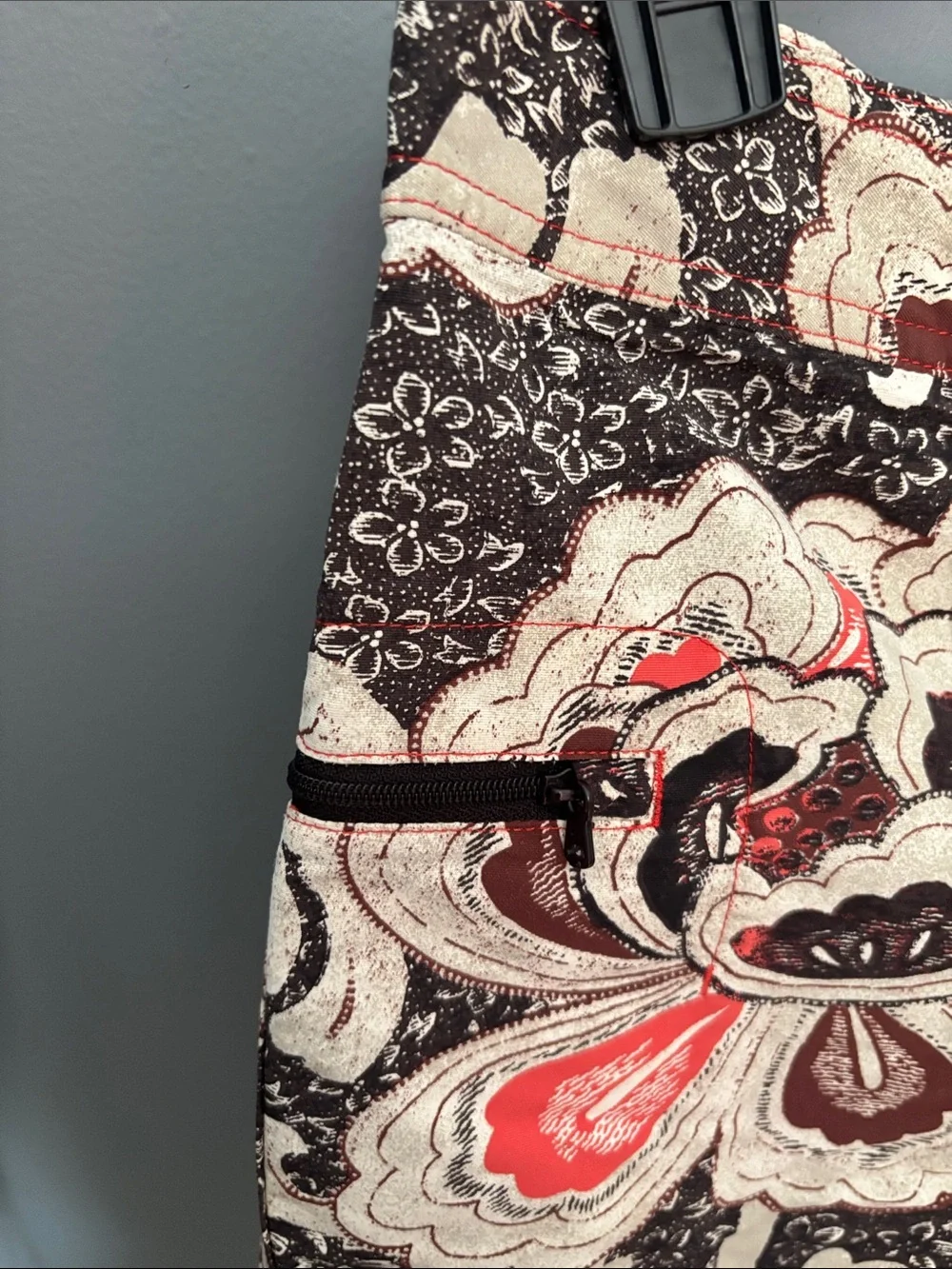 Patagonia Cream, Brown & Red Patterned Men's Shorts